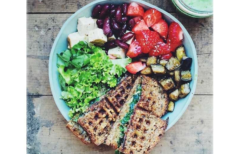 Prato perfeito: proteína, verduras, legumes e carboidratos de qualidade - Foto: Instagram @gkstories / Reprodução 