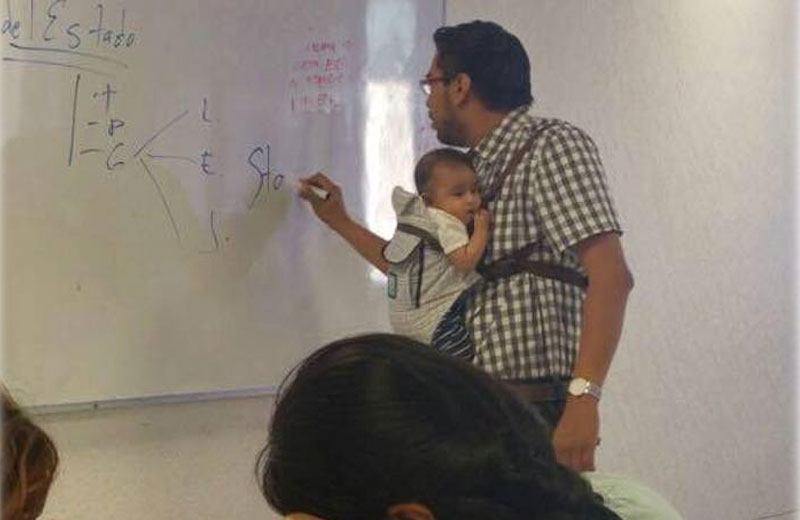 Prof. Armando com Antonella - Foto: reprodução / Instagram