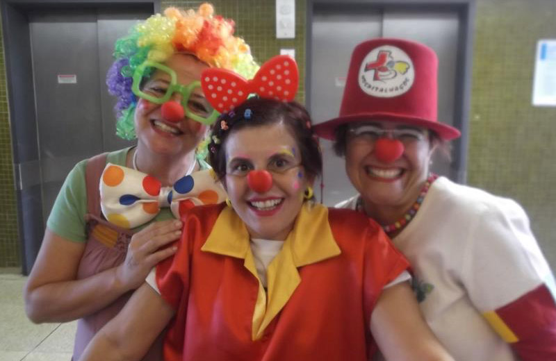 Roberta como a hospitalhaça Gentileza Foto: Facebook