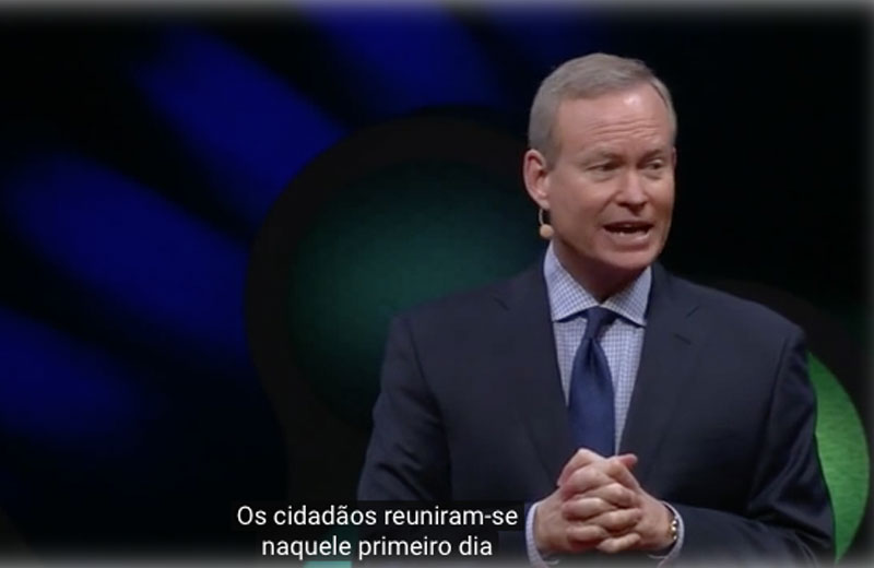 Mick Cornett em palestra no TED - Foto: Youtube