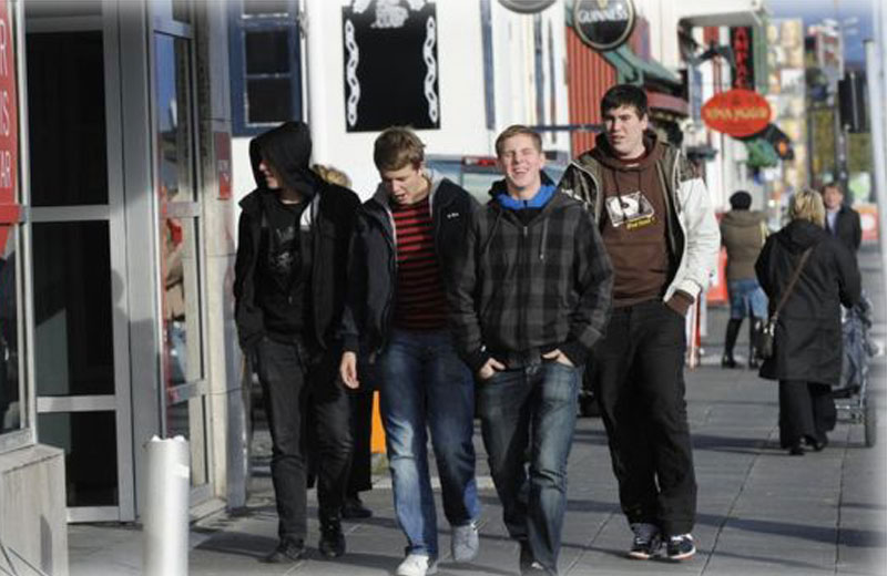 Meninas da Islândia na academia - Foto: DAVE IMMS PARA MOSAIC|