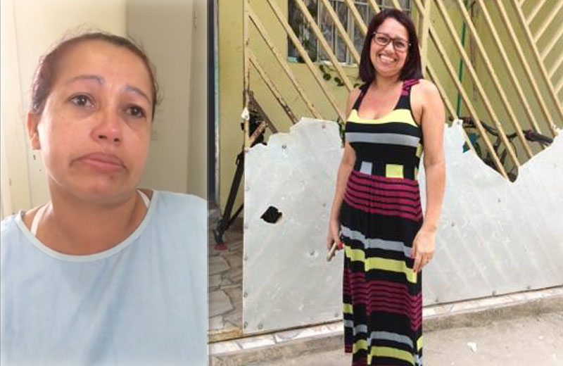 Joseane antes e depois da cirurgia - Fotos: arquivo pessoal/reprodução Youtube