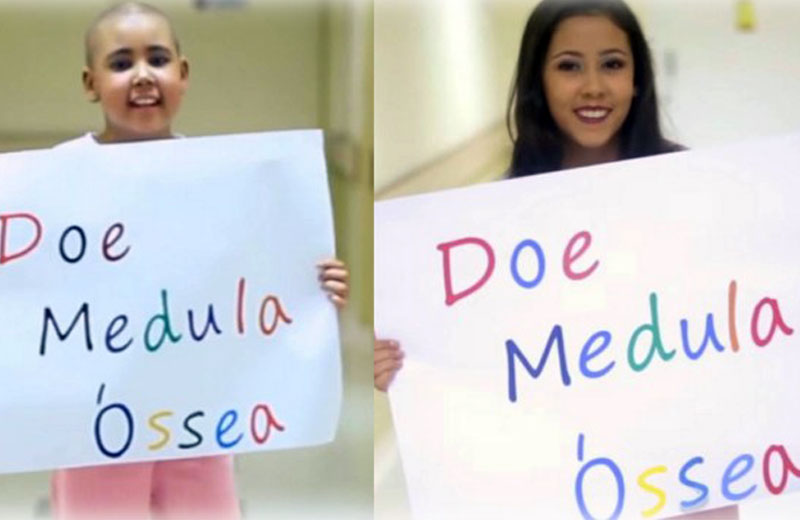 Kauanny antes e depois de ser curada - Foto: reprodução / Youtube