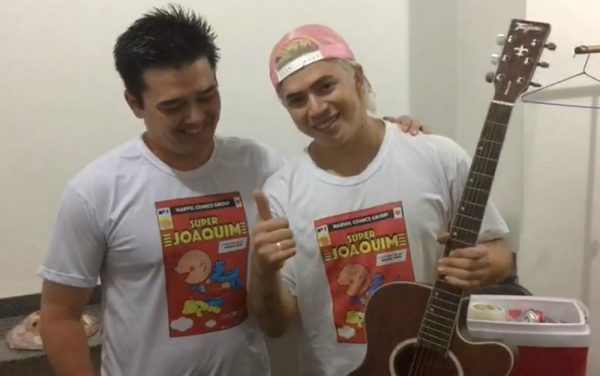 Whindersson doando violão - Foto: Reprodução/EPTV