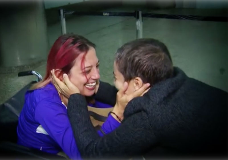 Michele (esq) e Luciana - Foto: reprodução / Fantástico -TVGlobo|