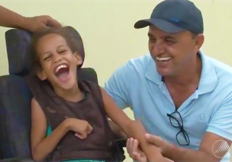 Cauane e Edilson - Foto reprodução / BahiaTV|