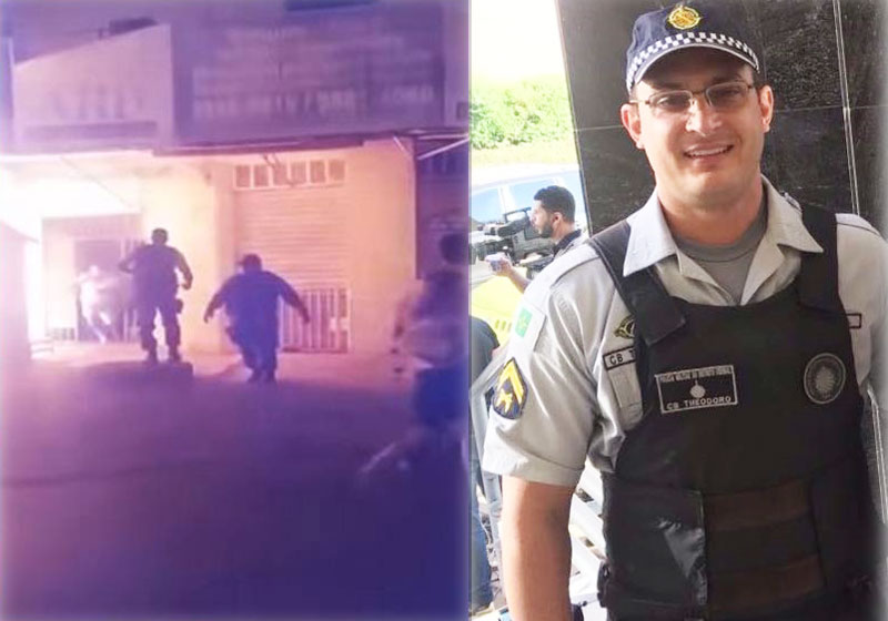 Cabo Heitor Theodoro - Fotos: PM/reprodução