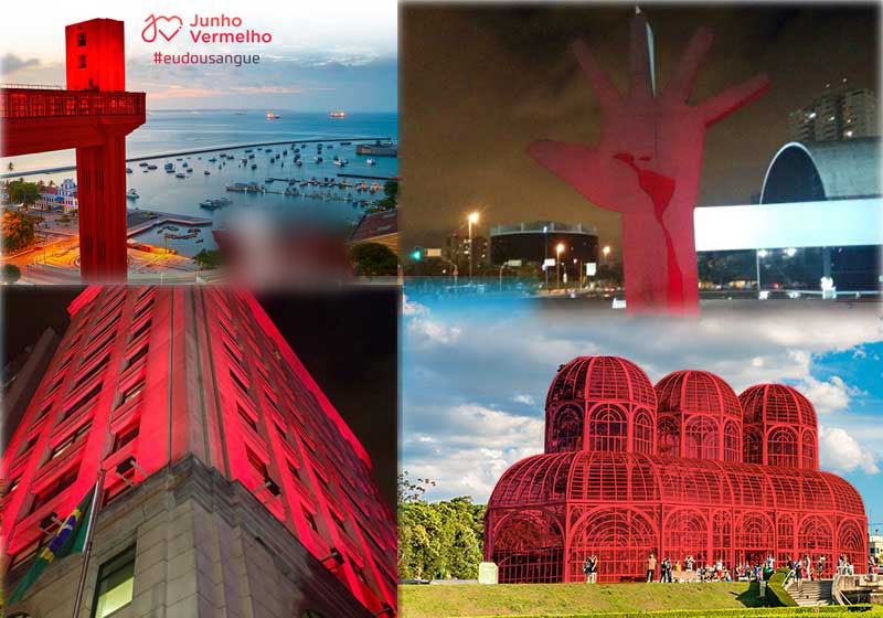 Fotos: reprodução / Facebook / Eu Dou Sangue