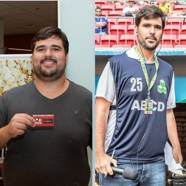 Rafael 2015 e 2017 - Fotos: arquivo pessoal