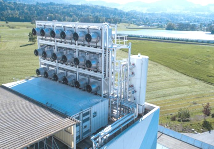 A Climerworks abriu a primeira planta de captura de CO2 numa instalação de recuperação de resíduos em Zurique