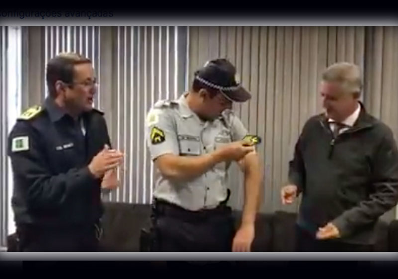 PM Heitor Theodoro recebe patente de terceiro-sargento - Foto: reprodução / Facebook