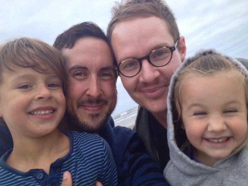 Os pais e os filhos adotivos Foto: Arquivo Pessoal