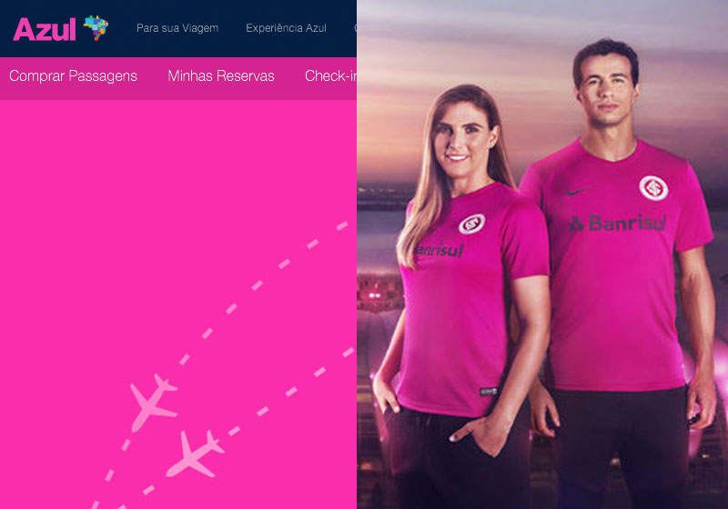 Azul e Internacional - Fotos: divulgação||