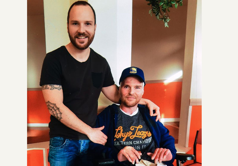 Erick e Franck - Foto: Arquivo pessoal da família/AFP||