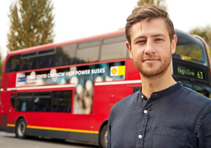 O fundador do bio-bean Foto: Divulgação