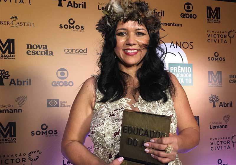 Elisângela Dell-Armelina Suruí - Foto: Carol Moreno / G1