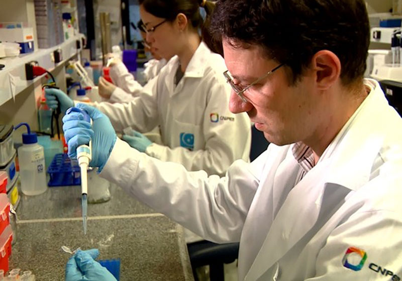 Cientista trabalha na vacina Foto: reprodução CNN|Foto: reprodução CNN