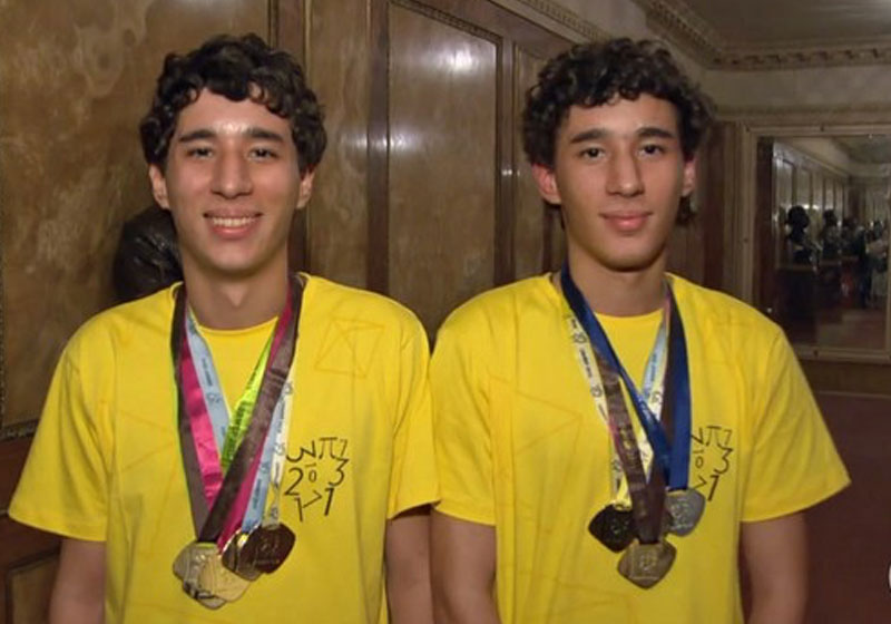 Os gêmeos Gabriel e Matheus Foto: Reprodução TV Globo