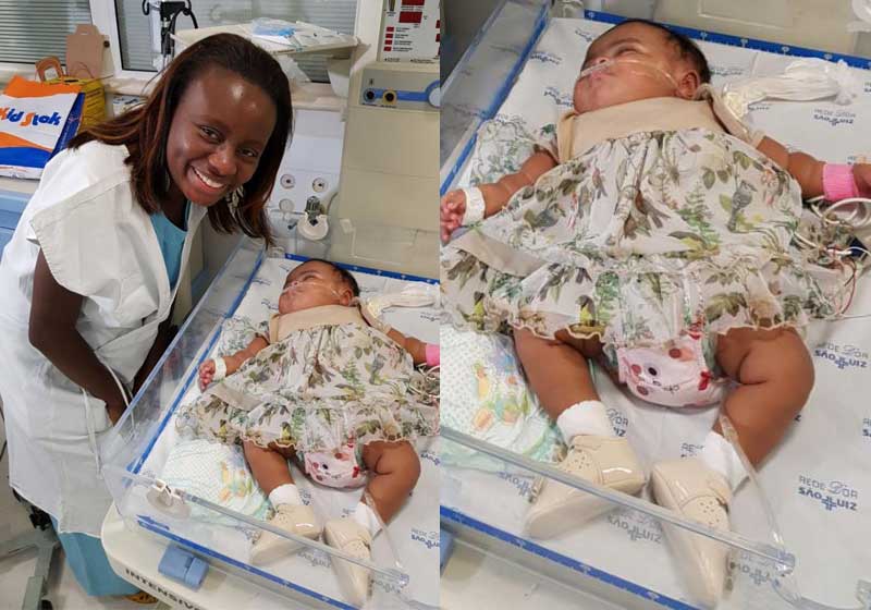 Greice Kelly e Rafaella - Foto: Maternidade São Luiz/divulgação
