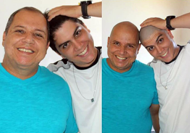 Roney e Matheus - Fotos: arquivo pessoal||