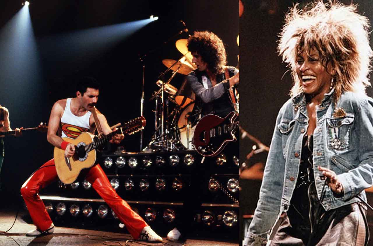 Queen e Tina Turner - Foto: Reprodução Rolling Stone|Foto: Reprodução Rolling Stone