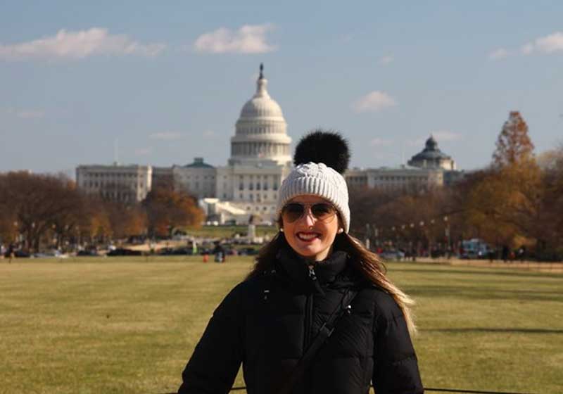 Carolina espera obter o título de doutora até o fim de 2019 Foto: Carolina Motter/Arquivo pessoal