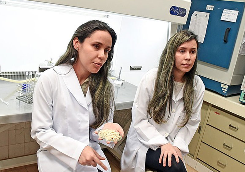 Caroline e Carine - Foto: Antoninho Perri/Unicamp