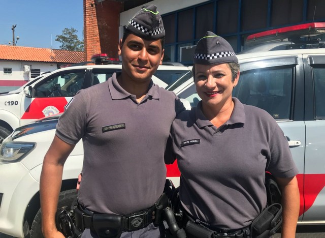 PMs Vanusa e Lúcio - Foto: Carlos Abelha/G1