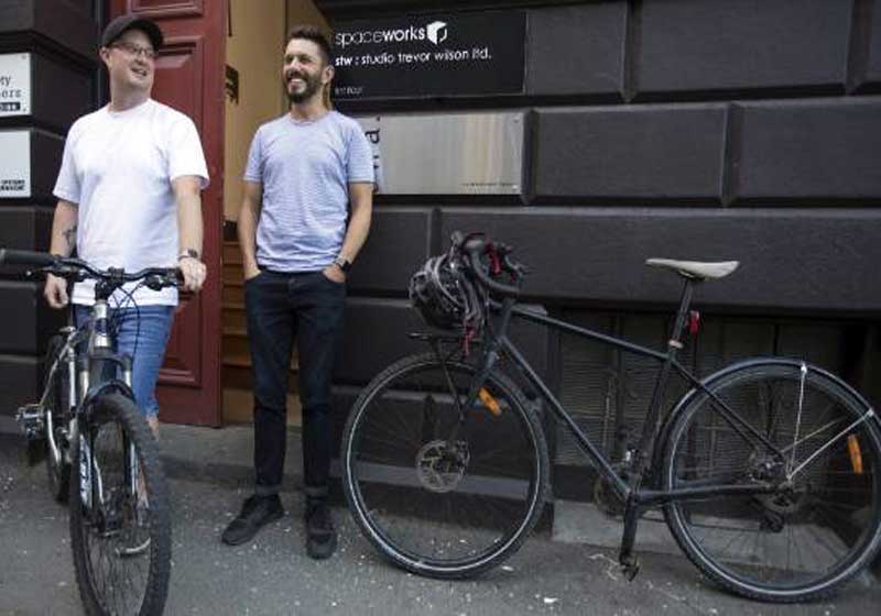 Elliot Gilmore e Tim Chesney da Make Collective Foto: Stuff