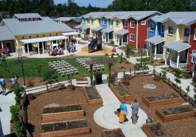 Exemplo de Cohousing - Foto: divulgação|Foto: Adunicamp|Exemplo de Cohousing