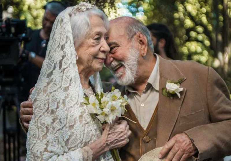 Fernanda Montenegro (Mercedes) e Lima Duarte (Josafá) - Foto: TV Globo/divulgação|||