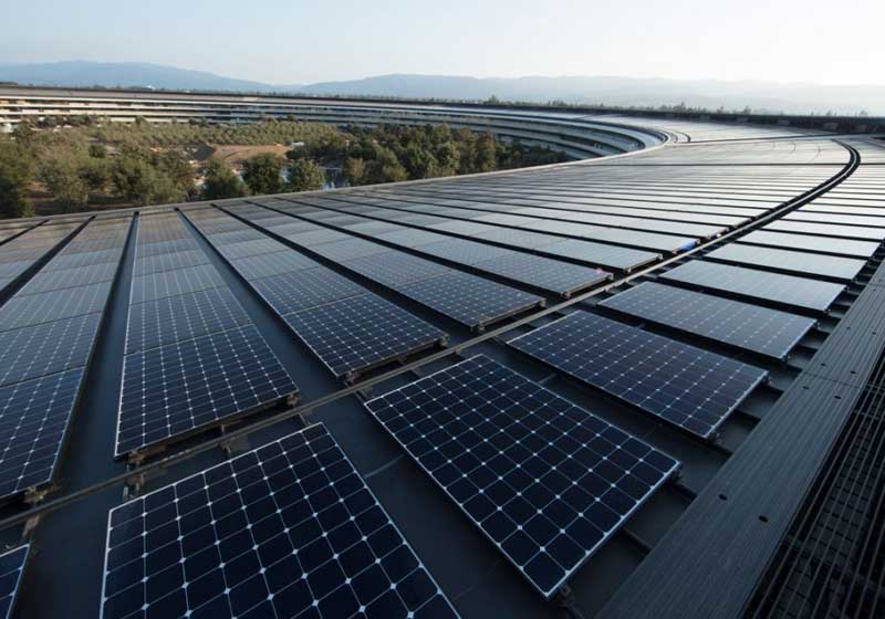 Novo escritório da Apple em Cupertino já é 100% abastecido por energia limpa Foto: Divulgação