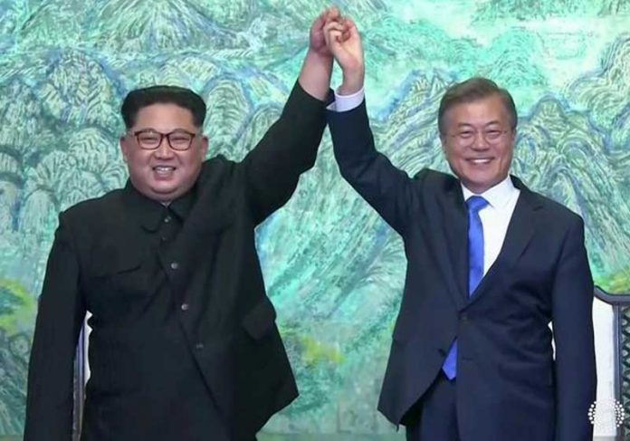 Kim Jong-un e Moon Jae-in / Foto: Reuters