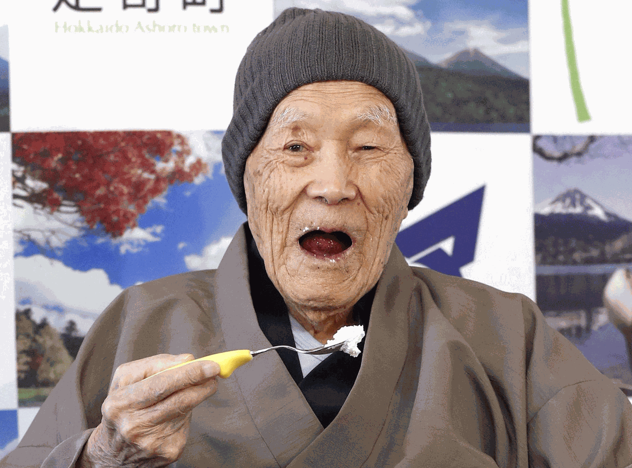 Masazo adora doces - Foto: Kyodo/via REUTERS