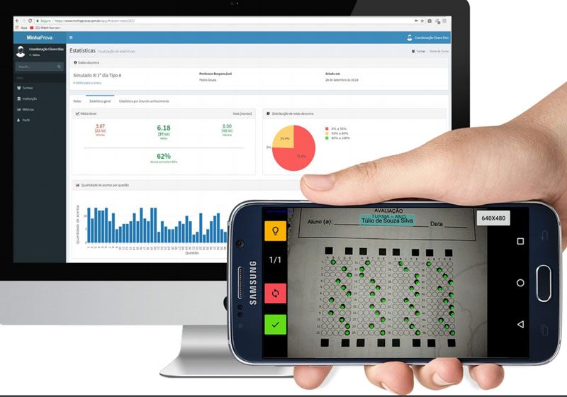 Foto: reprodução / MinhaProva|Fotos: reprodução / Minha Prova