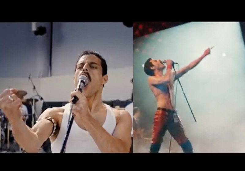 Rami Malek como Freddie Mercury - Fotos: reprodução / Youtube 20th Century Fox