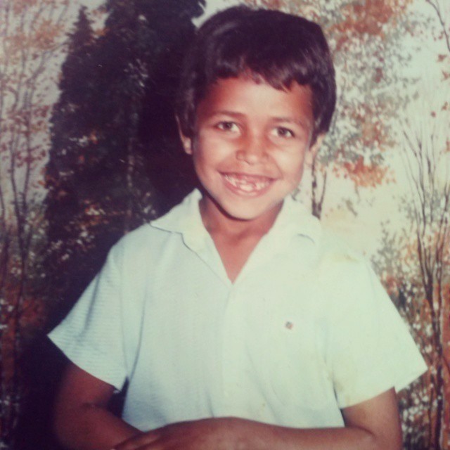 Dorival aos 6 anos, quando trabalhava no lixão - Foto: arquivo pessoal