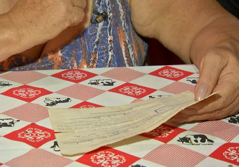 Papel encontrado dentro da bíblia - Foto: TV Morena