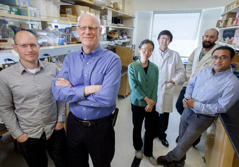 Raymond Bergan e equipe - Foto: Kristyna Wentz-Graff/OHSU