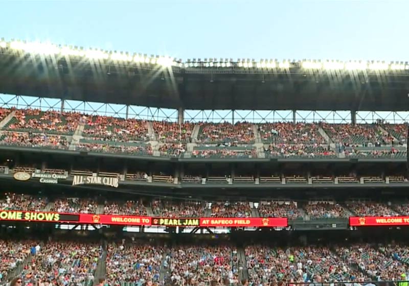 Show do Pearl Jam - Foto: reprodução / Youtube / Q13Fox