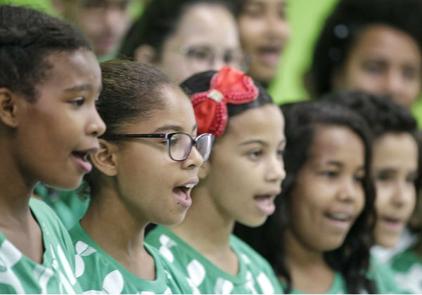 Alunos do coral - Foto: Leo Lara/FCA