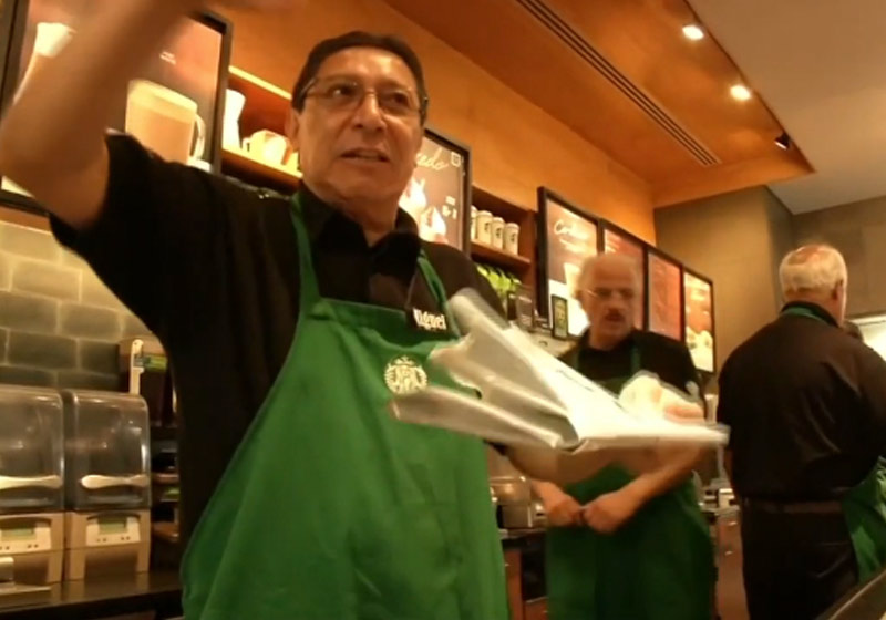 Idosos da Starbucks - Foto: reprodução / WPXI