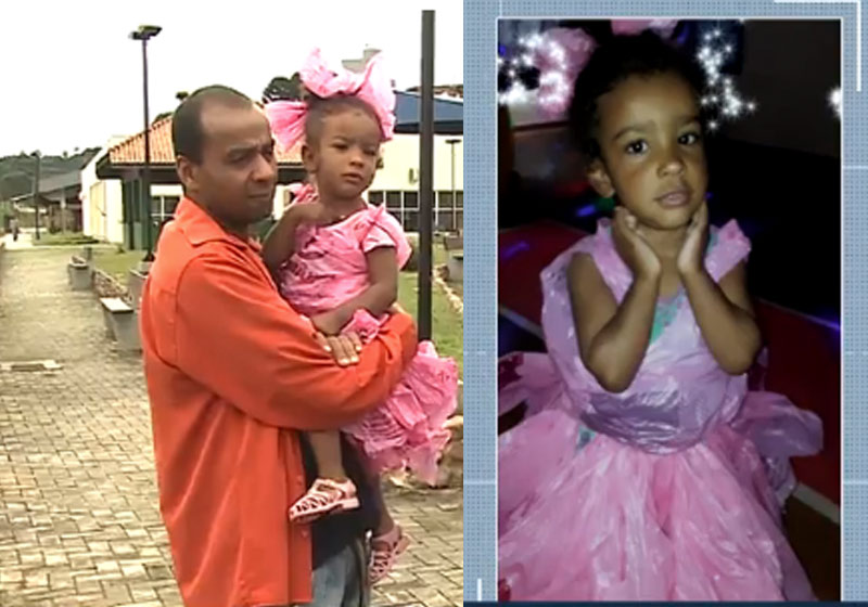 Luciano e Samira - Fotos: reprodução / NSCTV|