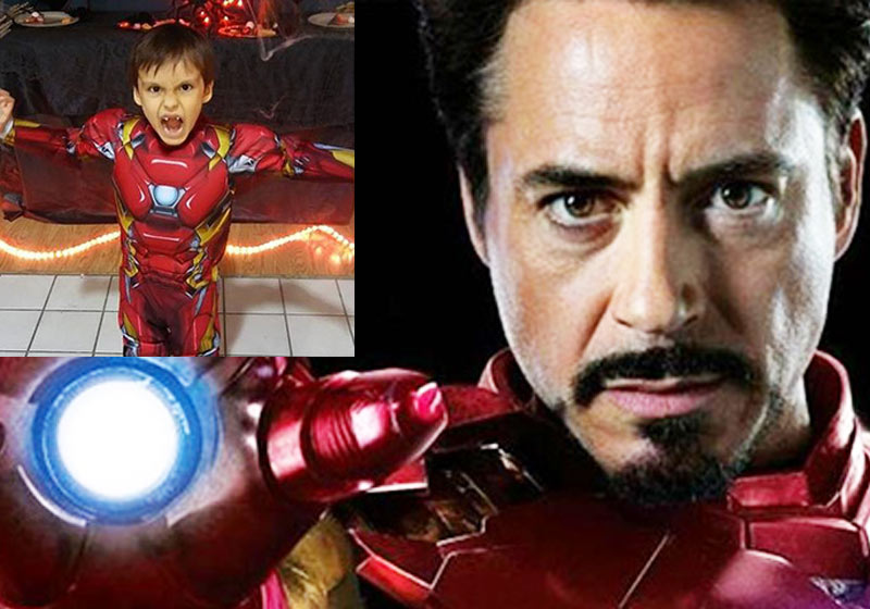 Homem de Ferro de Lucas - Foto: reprodução / redes sociais||