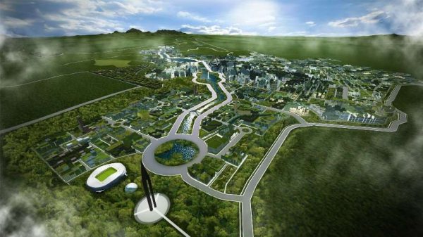 Modelo da cidade de New Clark - Foto: divulgação 