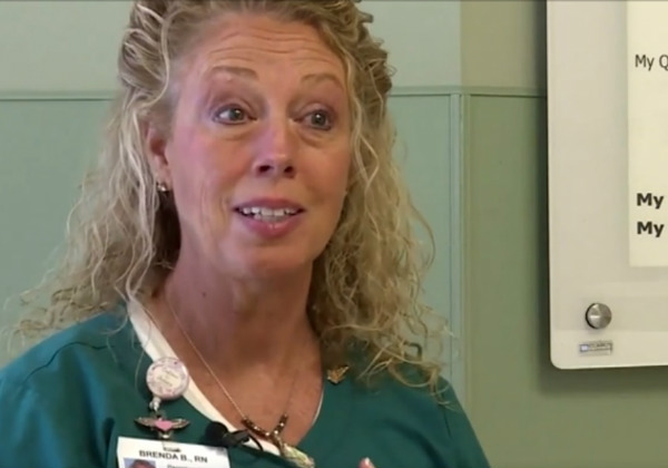 A enfermeira Brenda Buurstra Foto: CBS