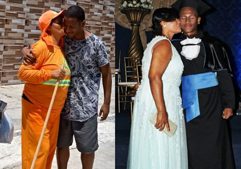 Lorenzo e mãe - Fotos: reprodução / Instagram|