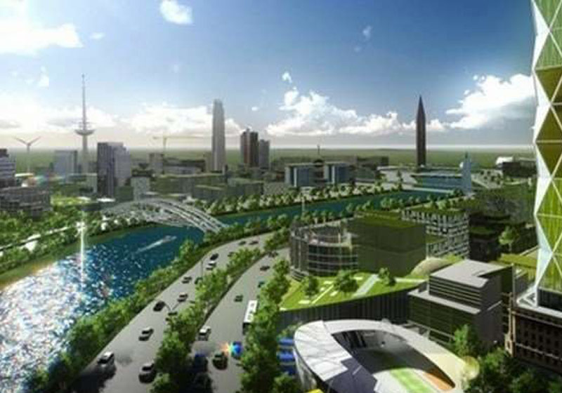 Modelo da cidade de New Clark - Foto: divulgação|Modelo da cidade de New Clark - Foto: divulgação||