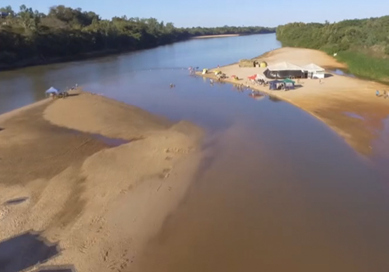 Rio Araguaia/GO - Foto: reprodução / TV Anhanguera|