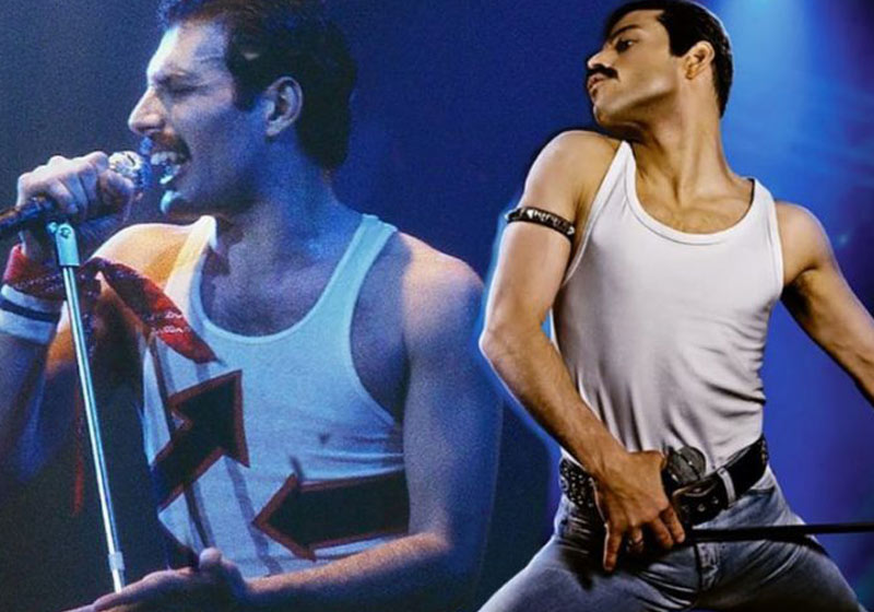 Freddie Mercury e Rami Malek - Fotos: divulgação